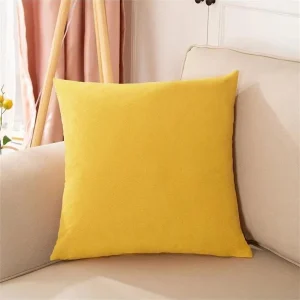 1 funda de almohada rosa bonita, funda de almohada amarilla