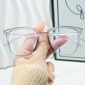 1 Par de Gafas Cuadradas de PC de Montura Completa sin Receta