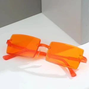 1 pieza de gafas de moda sin marco Y2K