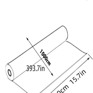 1 Roll PVC Waterproof Self-adhesive Wallpaper Film For Bedroom