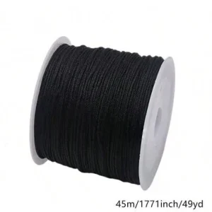 1 rollo de yardas de cuerda tejida a mano, accesorios para colgantes de bricolaje