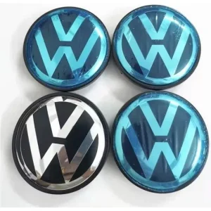 4 cubiertas de tapa central de rueda VW Volkswagen