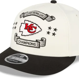47 Kansas City Chiefs Super Bowl LVII Champions Locker Room 9FIFTY Gorra Crema