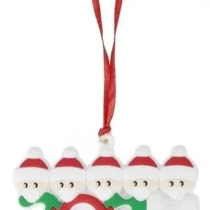 Adornos colgantes personalizados para miembros de la familia, decoración navideña