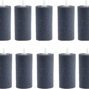 AQUANEAT 10 piedras de aire de acuario de 4 x 2 pulgadas