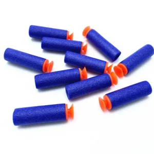 Bala suave de succión EVA de 4,5 cm para Nerf Eva, juegos de tiro, armas, munición
