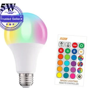 Bombilla Led De Control Remoto L0H5