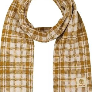 Bufanda a Cuadros Marrón/Blanco