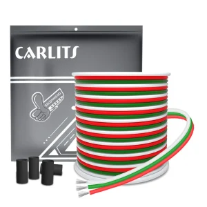 Cable de extensión de 3 conductores de 22 AWG 65,6 pies