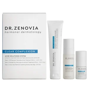 DR ZENOVIA Kit de acné de tez clara, tratamiento hormonal para el acné