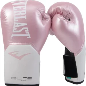 Everlast Elite Pro Style Guantes de entrenamiento, rosa/blanco, 8 oz