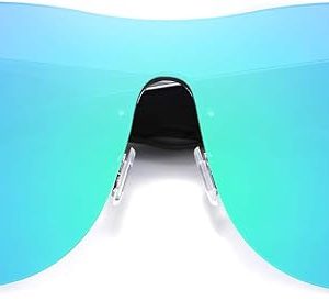 FEISEDY Gafas de sol sin montura con espejo