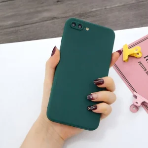 Funda protectora de cobertura total a prueba de golpes (Deep Green) para iphone