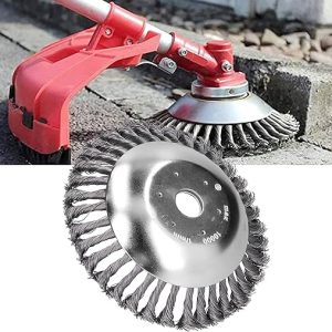 Geesatis Derusting Rueda de deshierba de 6.0 in Cepillo de rueda de disco recort