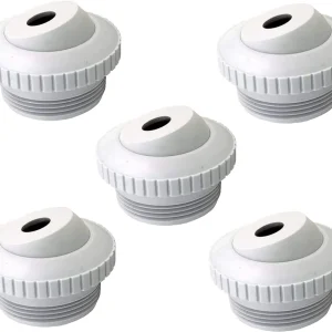 Globo ocular de Piscina y spa 5 en un paquete /Blanco Ajustable