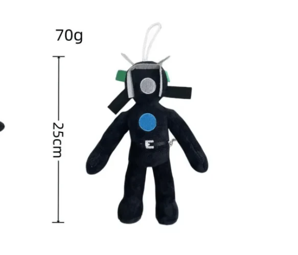 Muñeco de peluche de dibujos animados Skibidi Toilet Cosplay, figura de juguete de peluche - Imagen 2