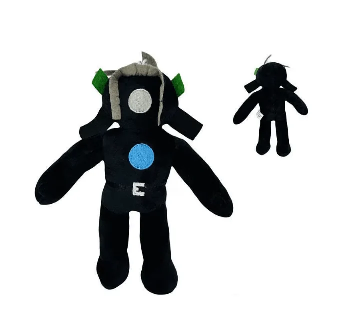 Muñeco de peluche de dibujos animados Skibidi Toilet Cosplay, figura de juguete de peluche