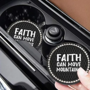 Pieza posavasos antideslizante para coche con decoración de diamantes