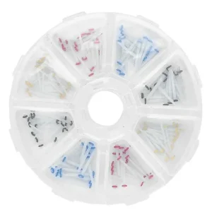 Poste dental de fibra de cuarzo, 1 caja Poste dental de fibra de cuarzo Poste dental