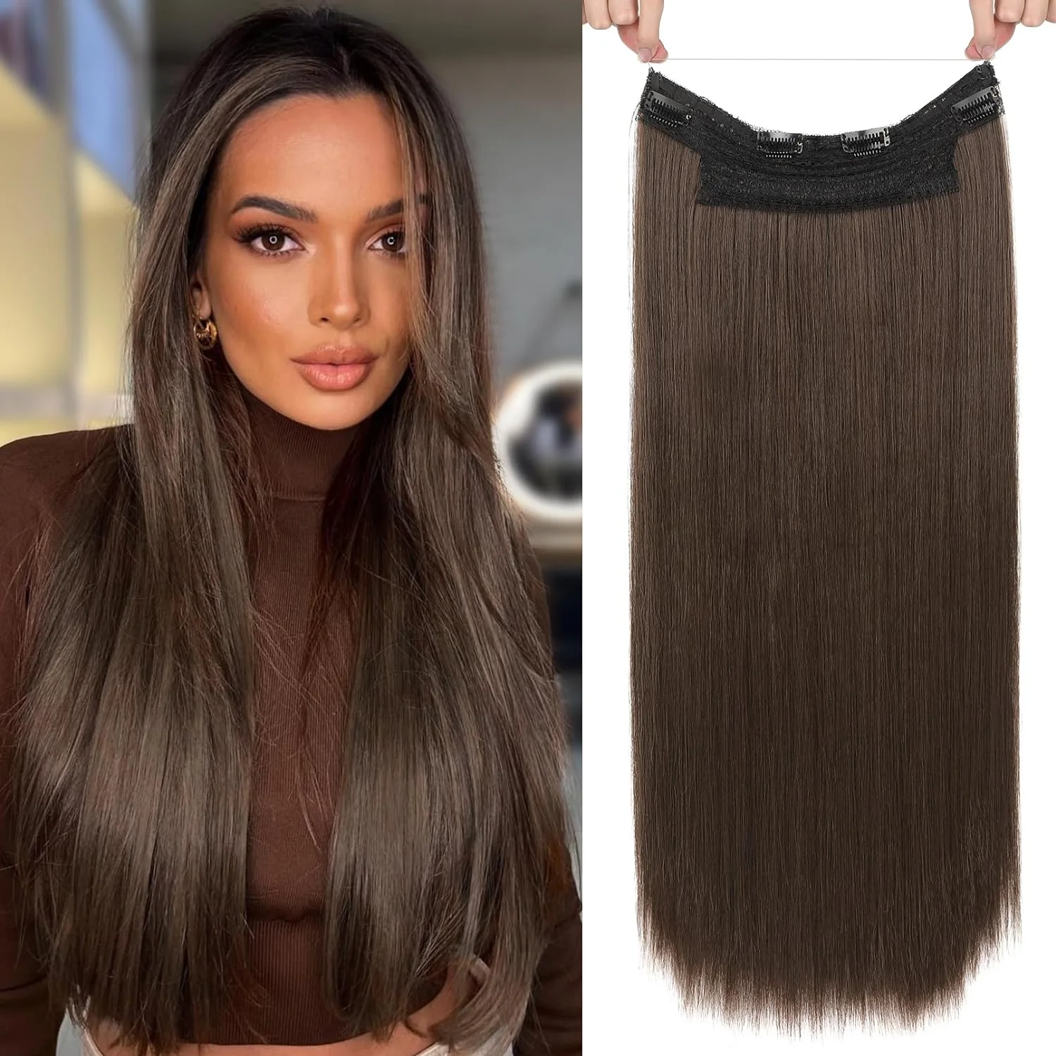 REECHO HE006 - Extensiones de cabello invisible con trama de encaje más delgada y suave