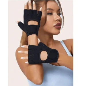 Shein 1 par de guantes deportivos transpirables para fitness