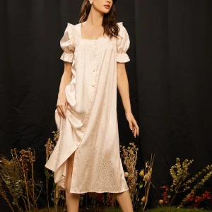 SHEIN Vestido de dormir con botones Modelly Dálmata