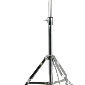 Soporte alto para címbalo con doble brazo, cromado